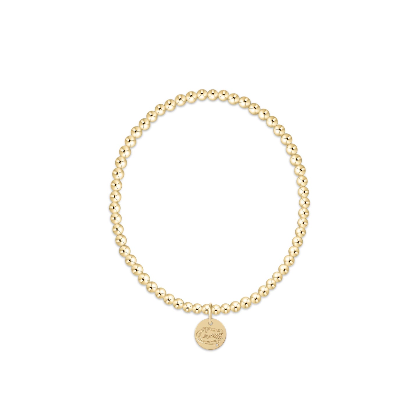 Enewton - ECollegiate Classic Gold 3mm Bracelet - Florida Disc - Findlay Rowe Designs