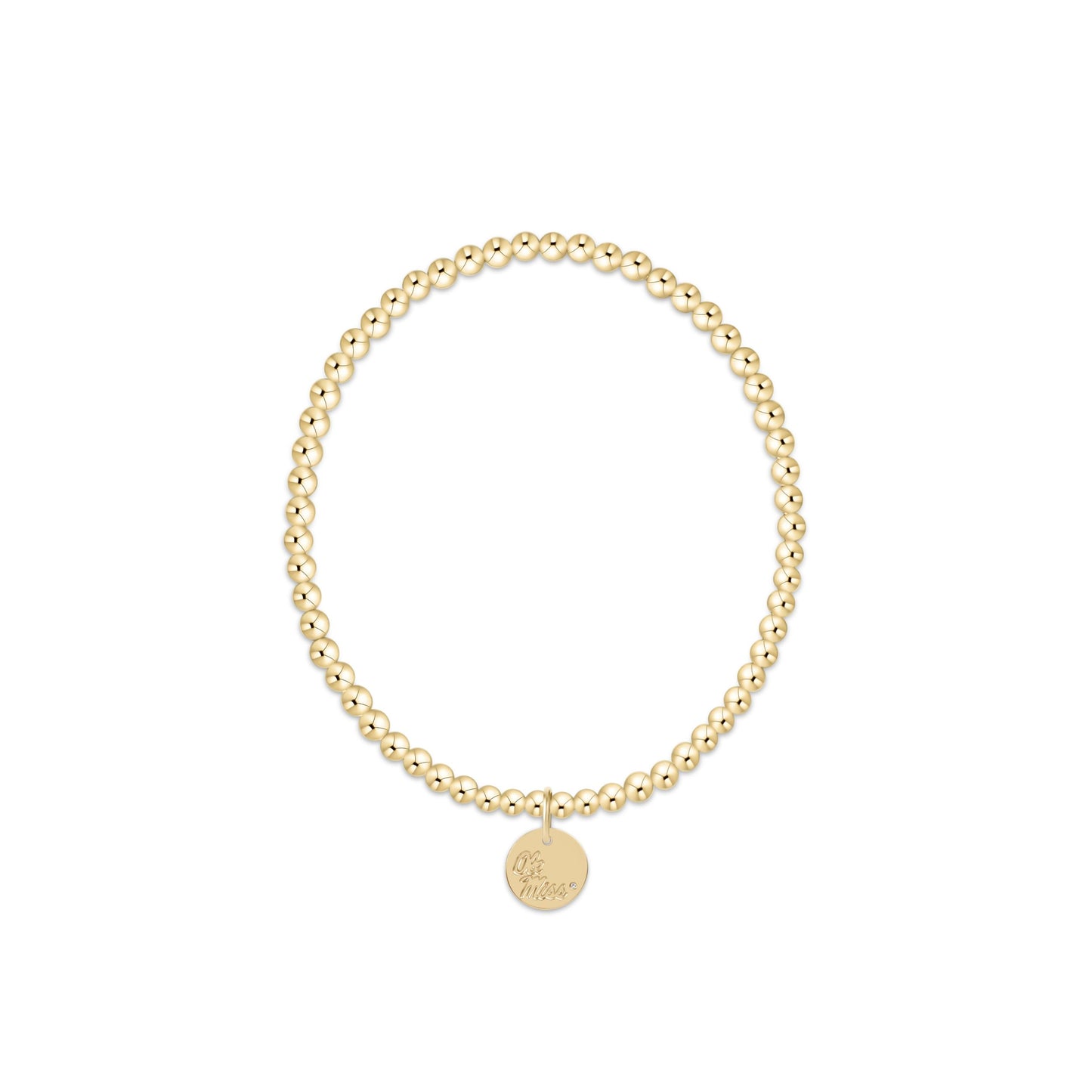 Enewton - ECollegiate Classic Gold 3mm Bracelet - Ole Miss Disc. - Findlay Rowe Designs