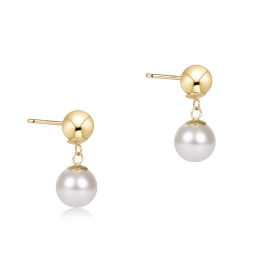 Enewton - Classic 10mm Ball Drop Stud - Pearl - Findlay Rowe Designs
