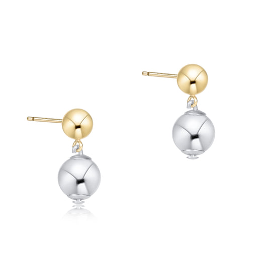 Enewton - Classic 8mm Ball Drop Stud - Mixed Metal - Findlay Rowe Designs