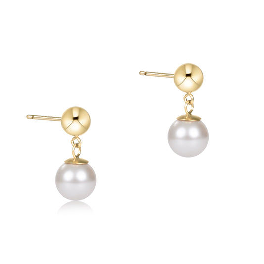 Enewton - Classic 8mm Ball Drop Stud - Pearl - Findlay Rowe Designs