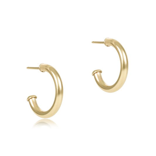 Enewton - Round Gold 0.5 inch Post Hoop - 2mm - Smooth - Findlay Rowe Designs