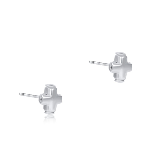Enewton - Signature Cross Small Sterling Stud - Sterling - Findlay Rowe Designs