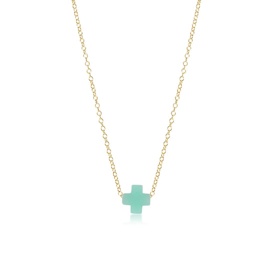 Enewton - Necklace Gold - Signature Cros - Mint - Findlay Rowe Designs