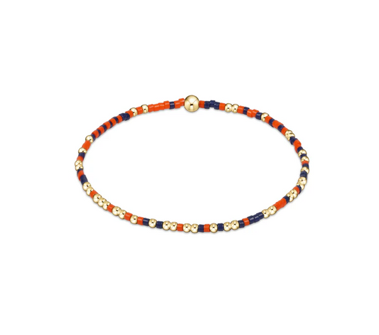 Enewton - Gameday Hope Unwritten Bracelet - Bright Orange-Matte Navy - Findlay Rowe Designs