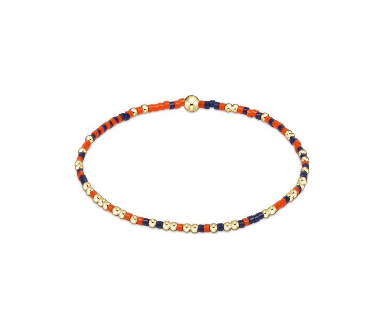Enewton - Gameday Hope Unwritten Bracelet - Bright Orange-Matte Navy - Findlay Rowe Designs