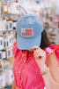 Rifle Paper Co - Baseball Cap - Americana Denim - Findlay Rowe Designs