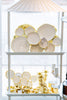 Zodax - Cluster of 8 Round Serving Bowls - Gold/White - Findlay Rowe Designs