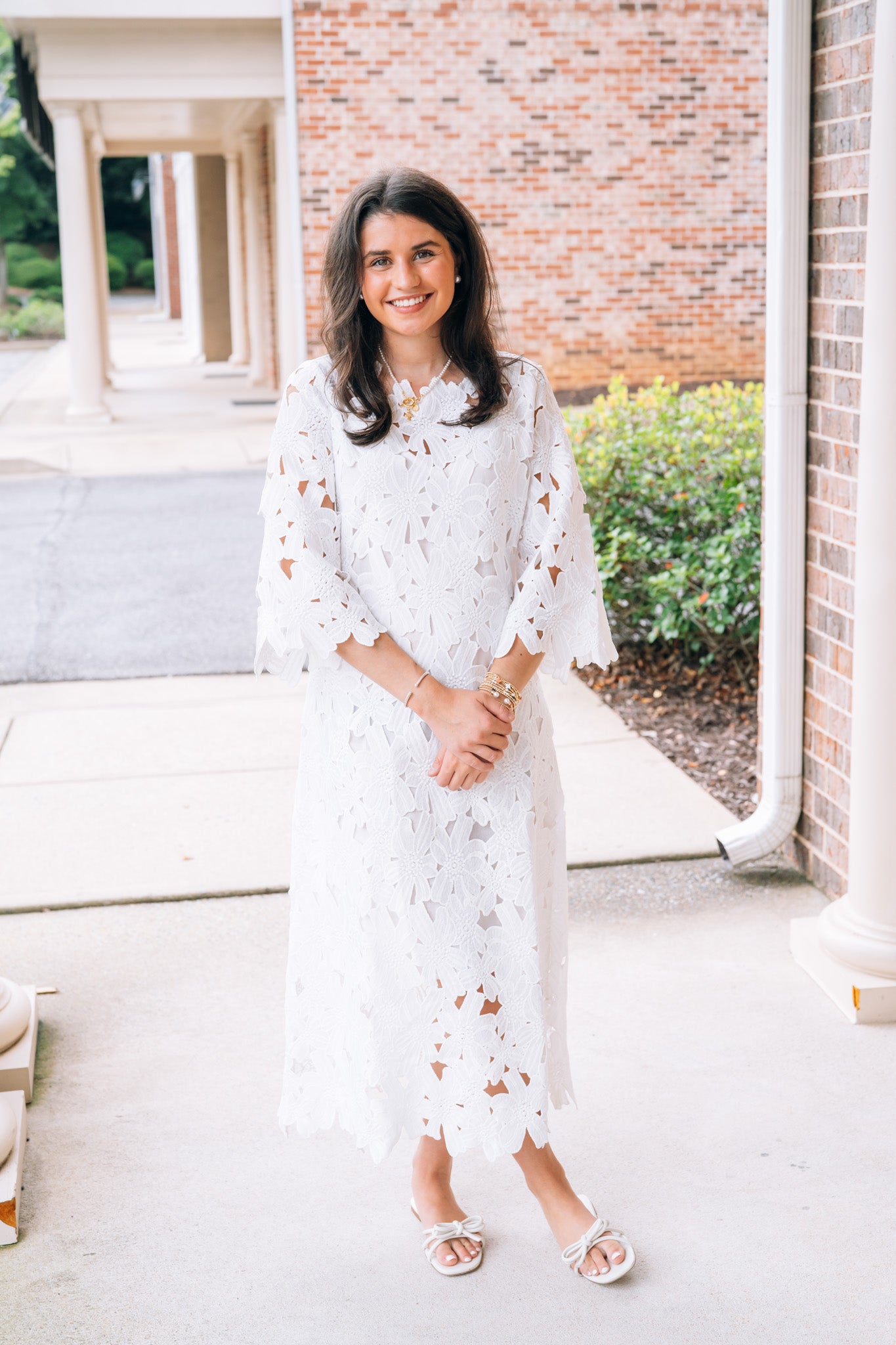 America and Beyond - Cover Up - Pearl Lace Flower - Findlay Rowe Designs