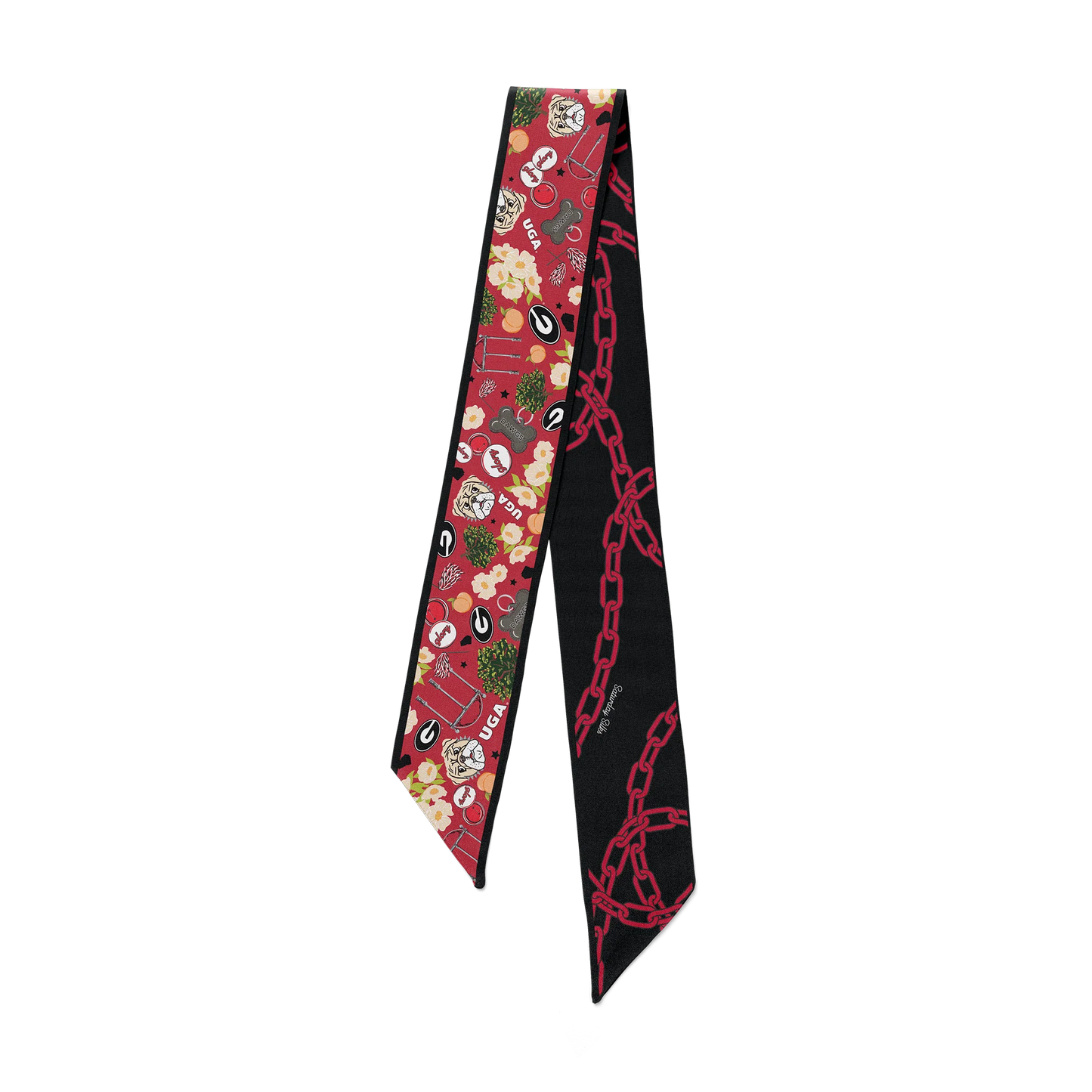 Saturday Silks - Twilly Scarf - Gameday - Findlay Rowe Designs
