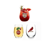 Queens Jewels - Stemless Wine - Jeweled Christmas - Findlay Rowe Designs