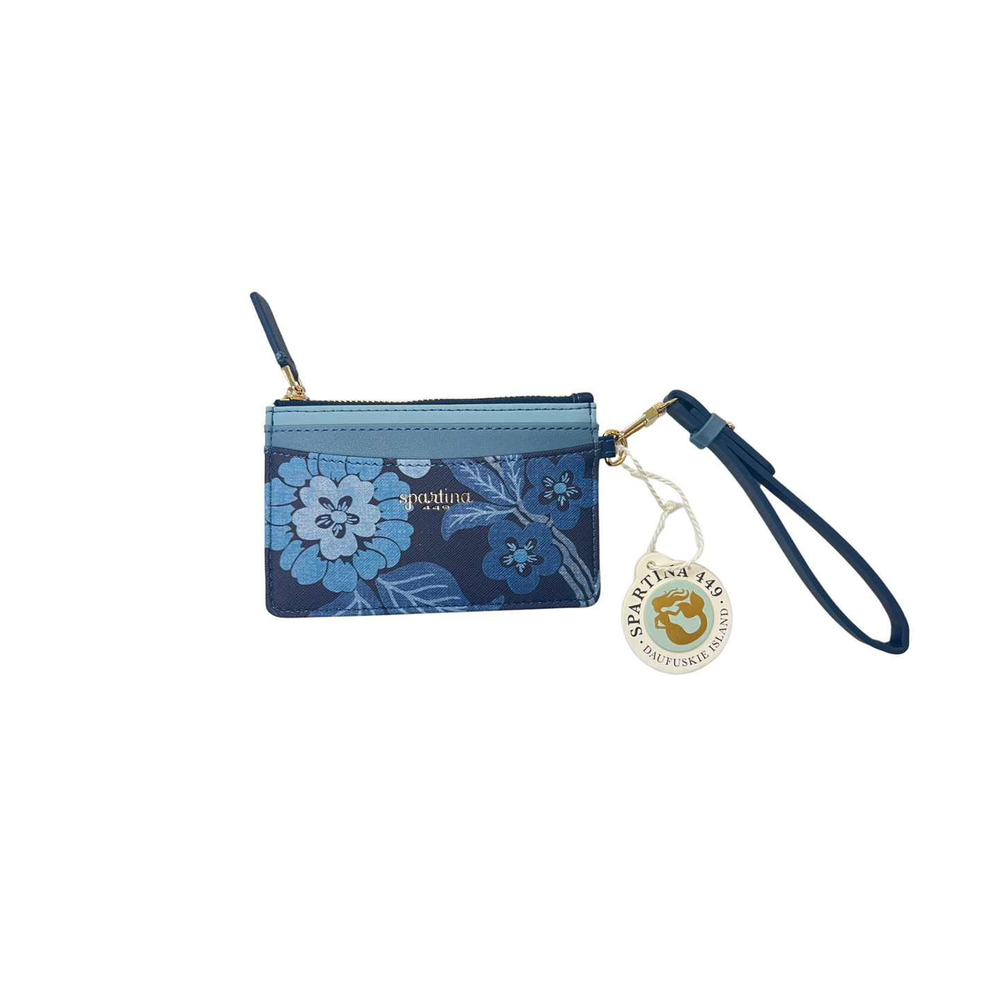 Spartina - Slimcard Coinpurse - Japonica Floral Navy - Findlay Rowe Designs