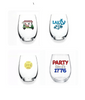 Queens Jewels - Stemless Wine - Jeweled - Findlay Rowe Designs