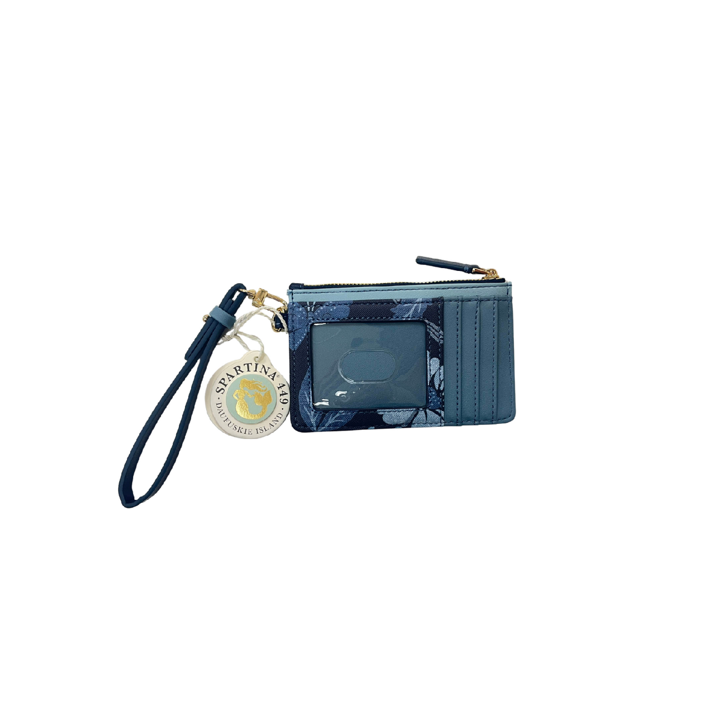 Spartina - Slimcard Coinpurse - Japonica Floral Navy - Findlay Rowe Designs