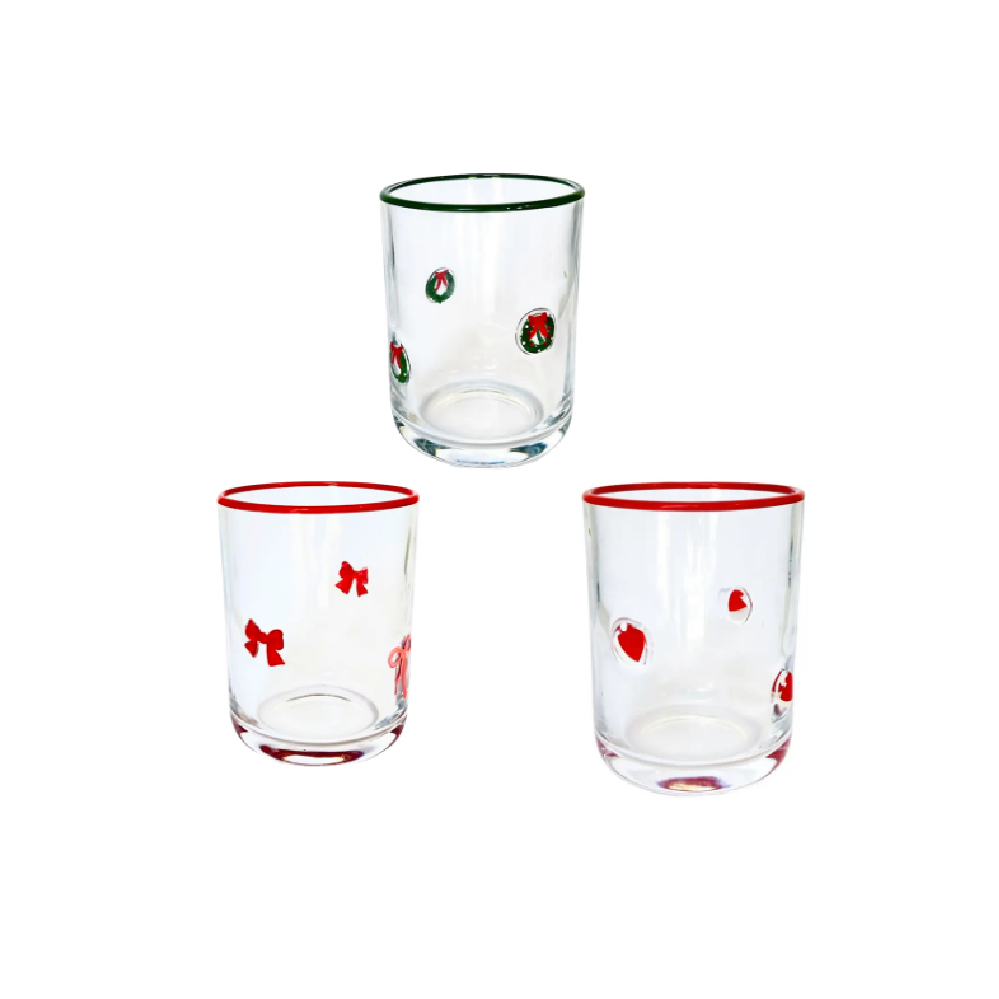 Mary Square - Glass 8oz - Christmas - Findlay Rowe Designs