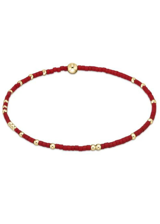 Enewton - Gameday Hope Unwritten Bracelet - Crimson - Findlay Rowe Designs