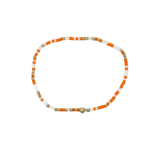 Enewton - Gameday Hope Unwritten Bracelet - Orange-White - Findlay Rowe Designs