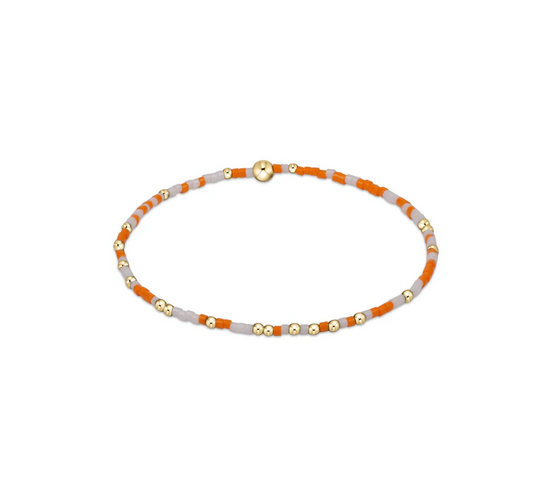 Enewton - Gameday Hope Unwritten Bracelet - Orange-White - Findlay Rowe Designs