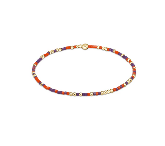 Enewton - Gameday Hope Unwritten Bracelet - Bright Orange-Purple - Findlay Rowe Designs