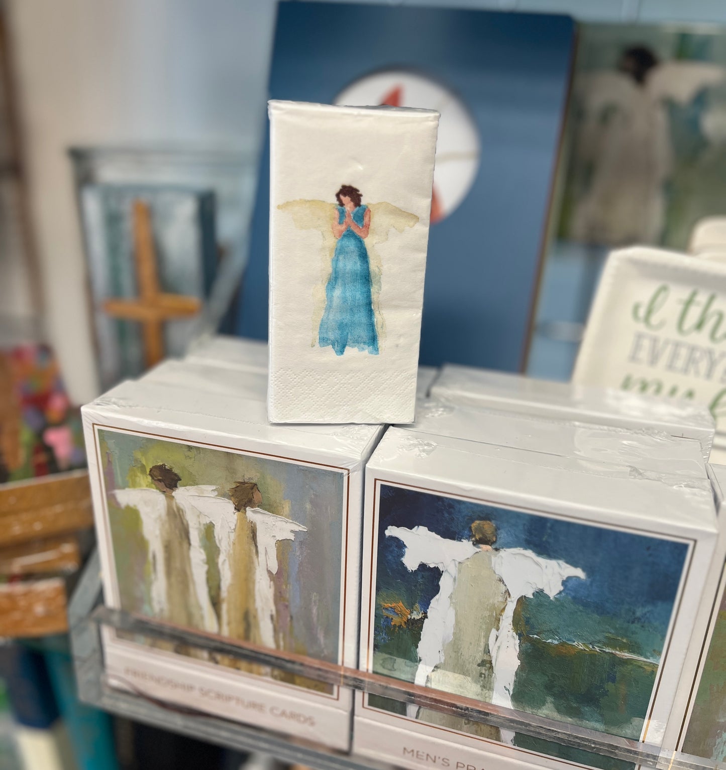 Anne Neilson - Facial Tissue - Wings of Grace - Blue - Findlay Rowe Designs