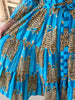 Tiger Midi Dress - Turquoise - Findlay Rowe Designs