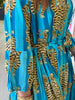Tiger Midi Dress - Turquoise - Findlay Rowe Designs