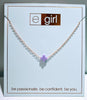 Enewton - EGirl Necklace Gold - Signature Cross Small - Purple - Findlay Rowe Designs