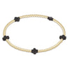 Enewton - Signature Cross Gold Small 2mm Bracelet - Navy - Findlay Rowe Designs