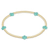 Enewton - Signature Cross Gold Small 2mm Bracelet - Mint - Findlay Rowe Designs