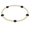 Enewton - Signature Cross Gold Small 2mm Bracelet - Charcoal - Findlay Rowe Designs