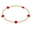 Enewton - Signature Cross Gold Small 2mm Bracelet - Red - Findlay Rowe Designs