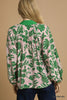 Umgee - Top - Floral Print Top - Pink Green - Findlay Rowe Designs