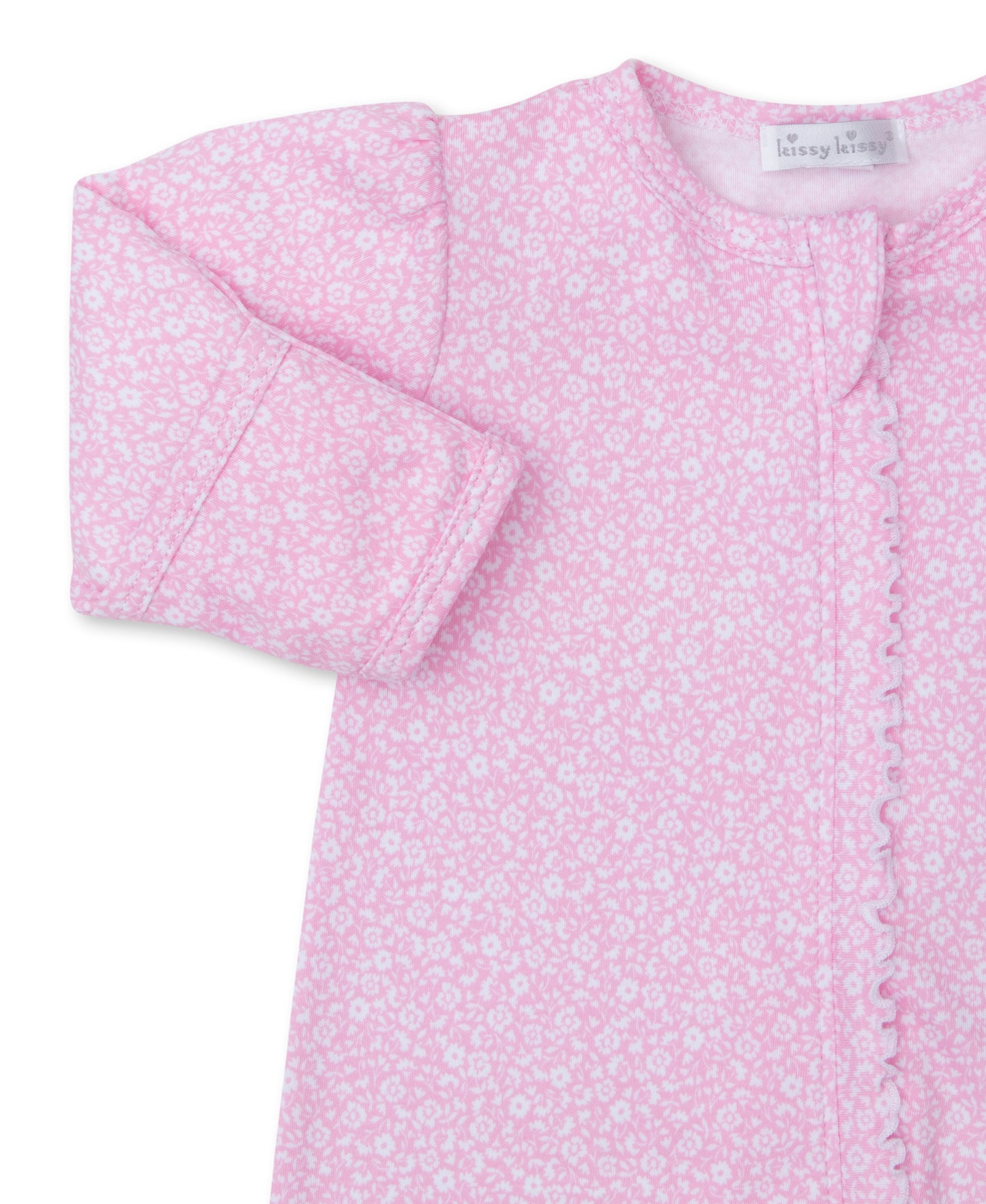 Kissy Kissy - Light Pink Onesie - Fall Flower Patch - Findlay Rowe Designs