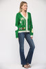 Cardigan - Embroidered Golf - Findlay Rowe Designs