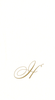 Caspari - Guest Towel Napkin - White Pearl-Paper Linen Napkin - Monogram - Findlay Rowe Designs