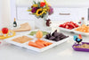 Nora Fleming - Base - Pinstripes Melamine Square Sectioned Server - MEL10 - Findlay Rowe Designs