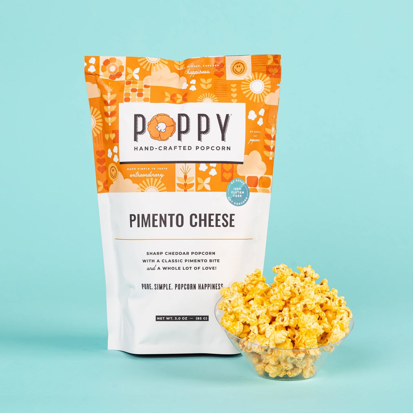 POPPY POPCORN - Pimento Cheese Market bag - Findlay Rowe Designs