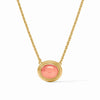 Julie Vos - Necklace - Portofino Solitaire - Melon Jade - Findlay Rowe Designs