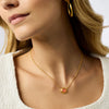 Julie Vos - Necklace - Portofino Solitaire - Melon Jade - Findlay Rowe Designs