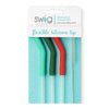 Swig - Reusable Straw Set (Mega Mugs) - Mint/Green/Red - Findlay Rowe Designs