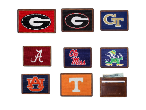 Smathers & Branson - Card Wallet - Collegiate Needlepoint - Findlay Rowe Designs