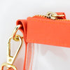 Capri Designs - Small Clemson Clear Crossbody Bag
