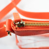 Capri Designs - Small Clemson Clear Crossbody Bag