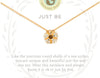 Spartina SEA LA VIE NECKLACE 18" JUST BE/SEA URCHIN - Gold