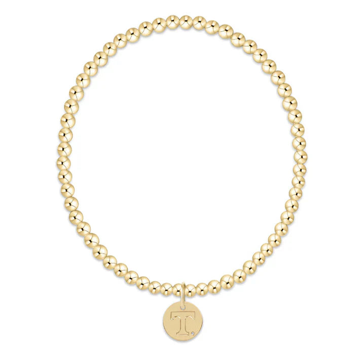 Enewton - Extends ECollegiate Classic Gold 3mm Bracelet - Tennessee Disc