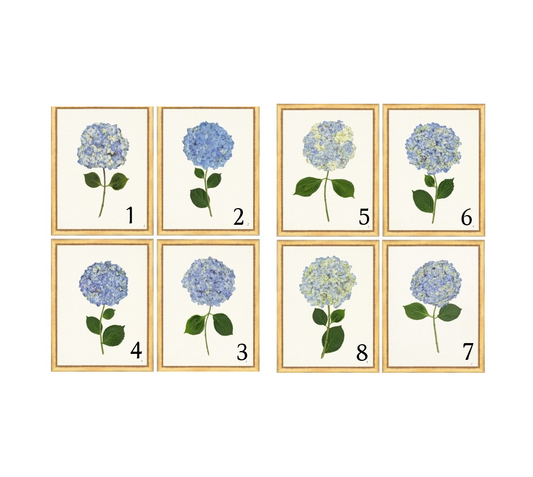 Framed Print - Hydrangea 14x18 Linen- The Leonard Collection