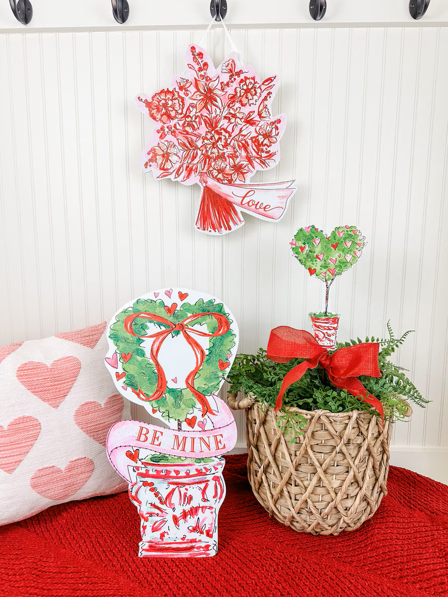 Rosanne Beck - Stake - Be Mine Topiary - Findlay Rowe Designs