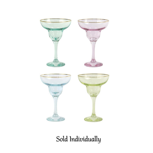 Vietri - Margarita Glass - Rainbow Assorted