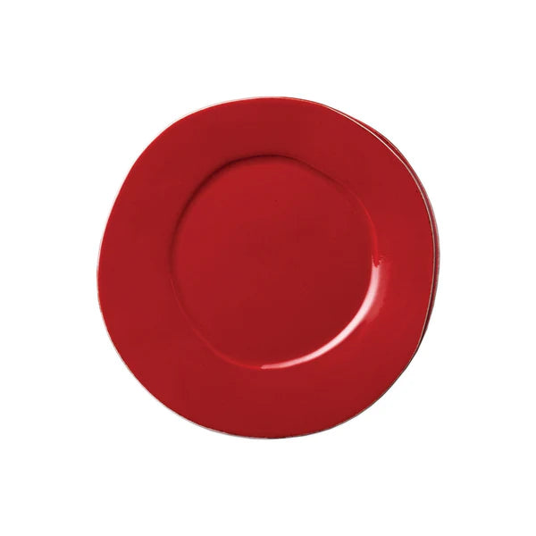Clearance - Vietri - Lastra Red European Salad Plate - Findlay Rowe Designs