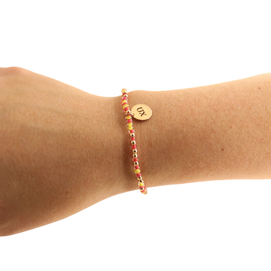 Beaded Blondes - Bracelet - Sprinkle Charm - Sorority - Findlay Rowe Designs